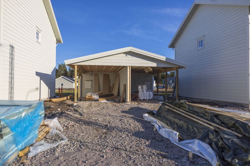 Finished Garage Siding